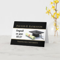 ¡Impresionante Ph D! Tarjeta de personalizado de g