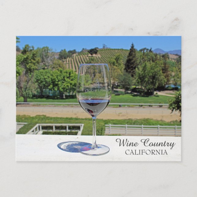 ¡Impresionante Postal De País Vino! (Anverso)