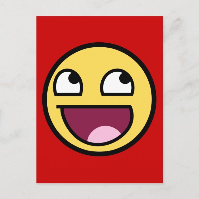 Impresionante postal facial (Anverso)