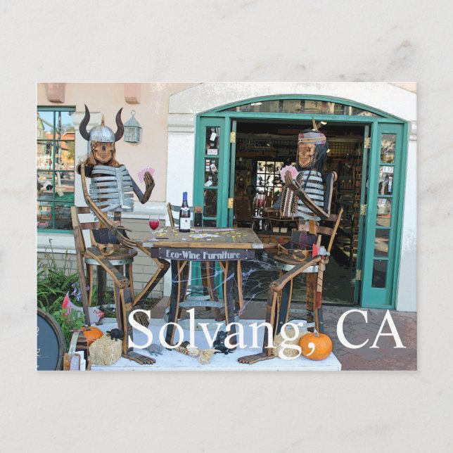 ¡Impresionante Postal Solvang! (Anverso)