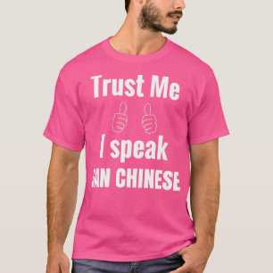 Impresionante regalo de camiseta china para hombre