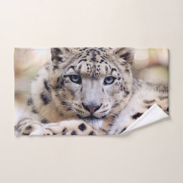 Impresionante retrato de leopardo de las nieves