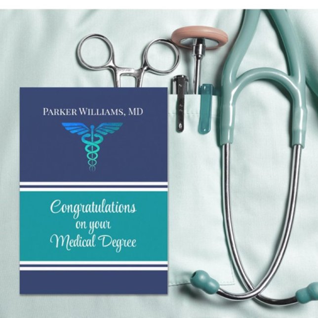 ¡Impresionante! Tarjeta de graduación médica (Subido por el creador)