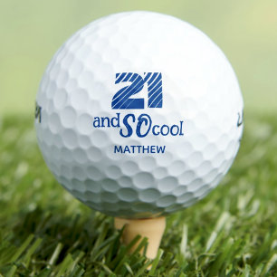 Impresionantes bolas de golf de 21 años fiesta