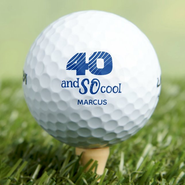 Impresionantes bolas de golf de 40 años fiesta (Subido por el creador)