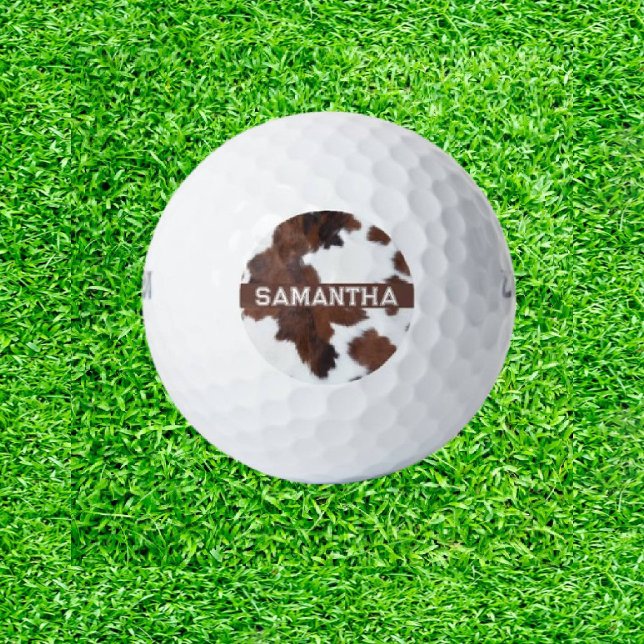 Impresionantes bolas de golf para vacas (Swing in Style, Stand Out with Cowhide!)
