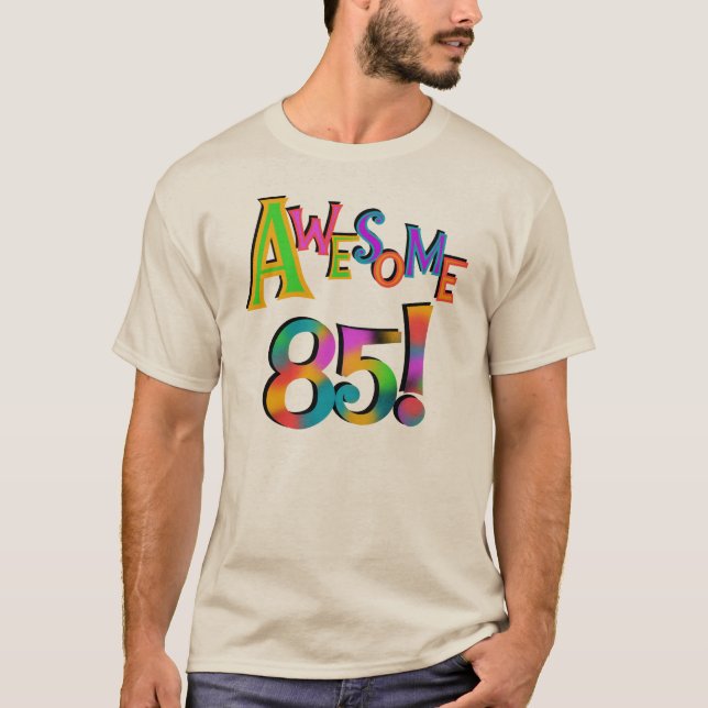 Impresionantes camisetas de cumpleaños 85 y regalo (Anverso)