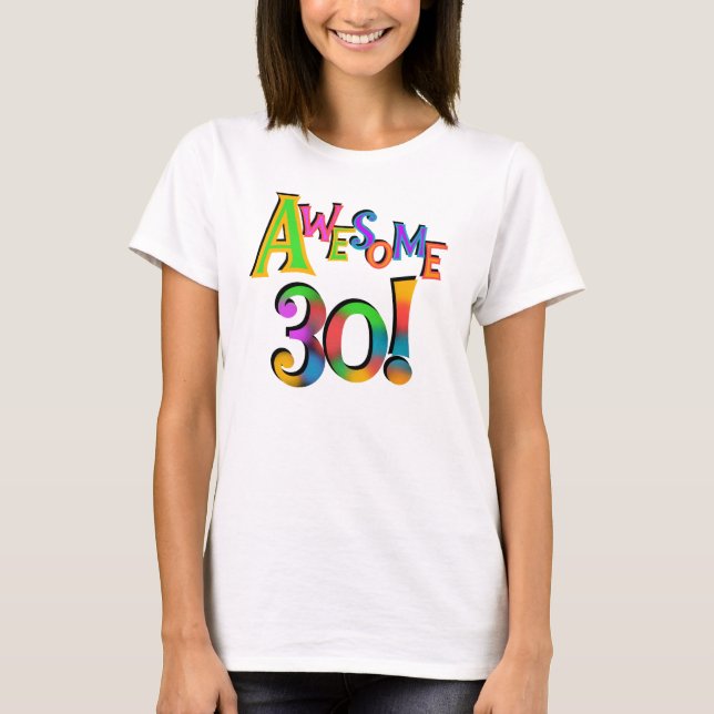 Impresionantes camisetas de cumpleaños y regalos (Anverso)