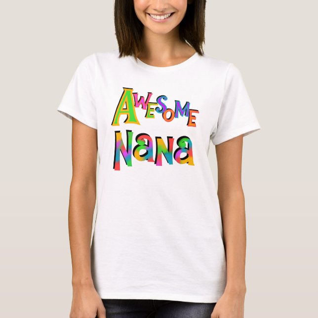 Impresionantes camisetas y regalos de Nana (Anverso)