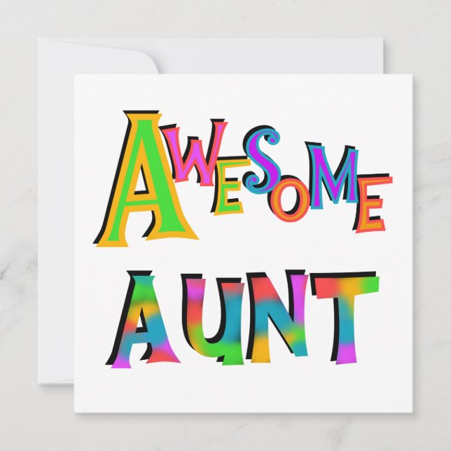 Impresionantes camisetas y regalos de tía (Anverso)