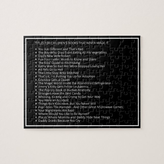 Impresionantes Chistes rompecabezas de color perso (Horizontal)