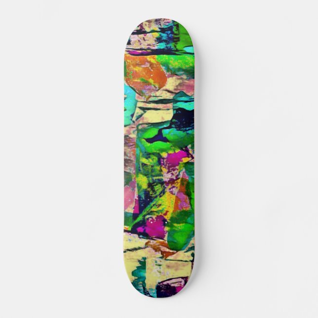 Impresionantes colores frescos del Skateboard (Anverso)
