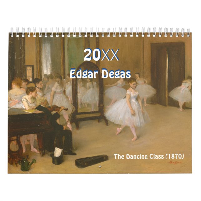 Impresionantes del calendario Edgar Degas (Tapa)