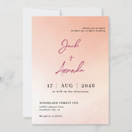 Impresionantes invitaciones a bodas acuarelas romá