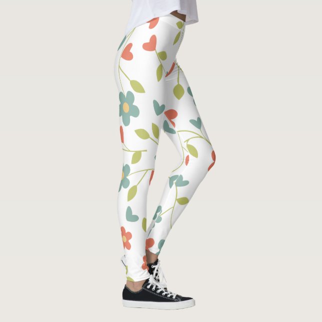 Impresionantes leggings florales para mujeres (Derecha)