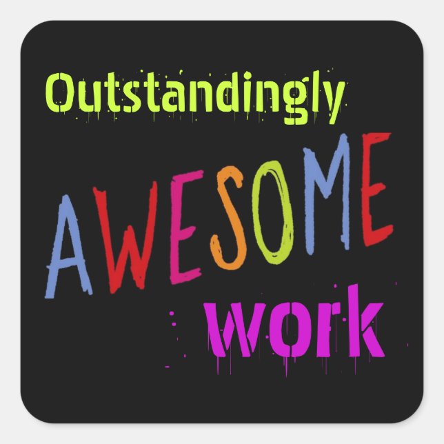 Impresionantes Pegatinas estudiantiles (Anverso)