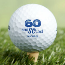 Impresionantes pelotas de golf de 60 años fiesta