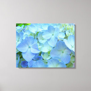Impresiones artísticas de flores de Hortensia azul