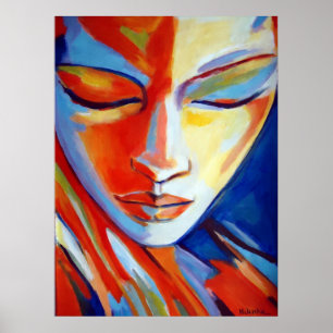 Impresiones coloridas del Bello Artes - retrato