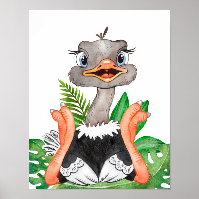 Impresiones de animales para bebés para enfermería (Frente)