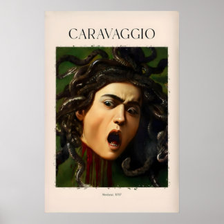Impresiones de arte de Caravaggio - Medusa 1597 1