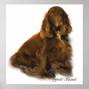 Impresiones de arte de Field Spaniel
