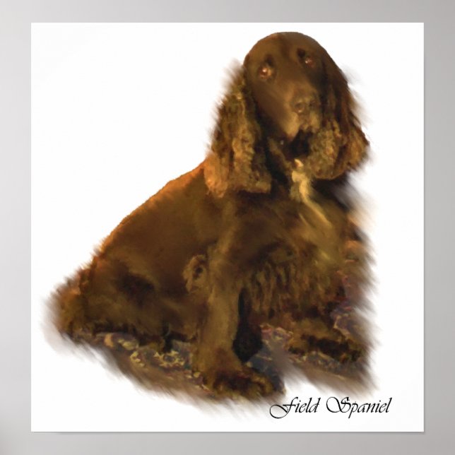 Impresiones de arte de Field Spaniel (Frente)