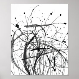 Impresiones de Arte de Línea Abstracta Mínima