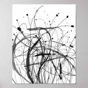Impresiones de Arte de Línea Abstracta Mínima