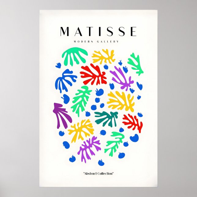 Impresiones de arte de Matisse - Abstracto dispers (Frente)