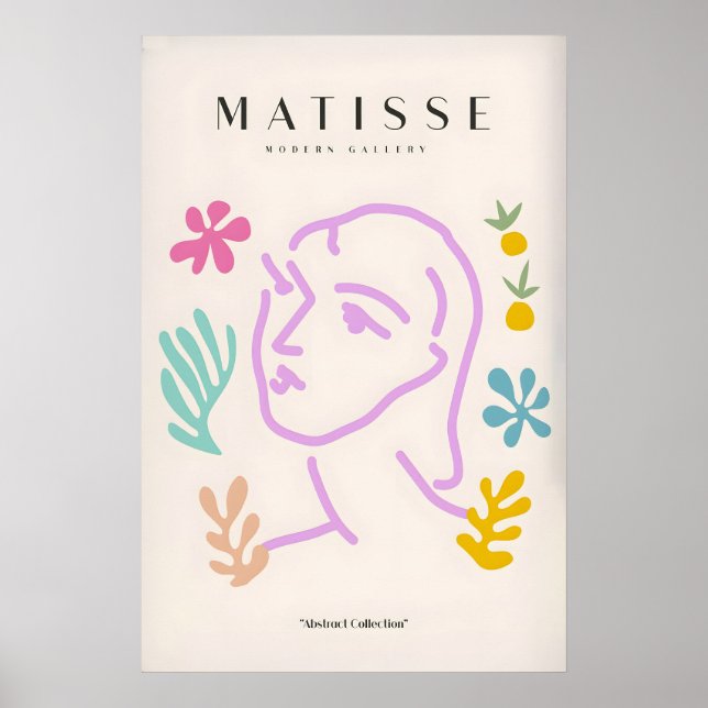 Impresiones de arte de Matisse - Arte de línea Car (Frente)