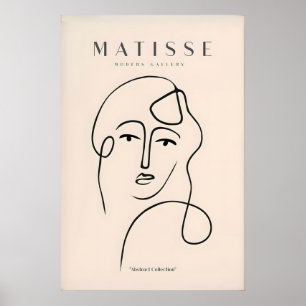 Impresiones de arte de Matisse - Cara abstracta de