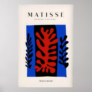 Impresiones de arte de Matisse - Coral Rojo Hojas 