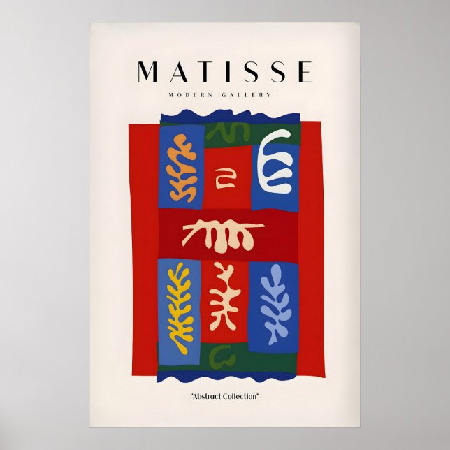 Impresiones de arte de Matisse - Figura abstracta  (Frente)
