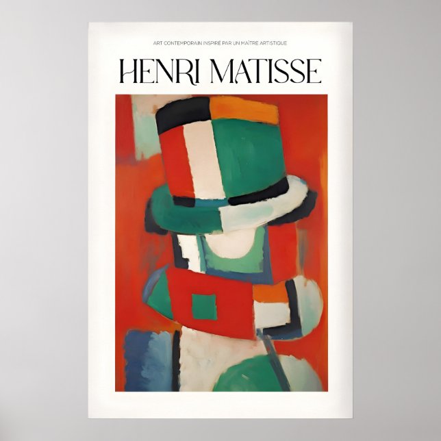Impresiones de arte de Matisse - Figura abstracta  (Frente)