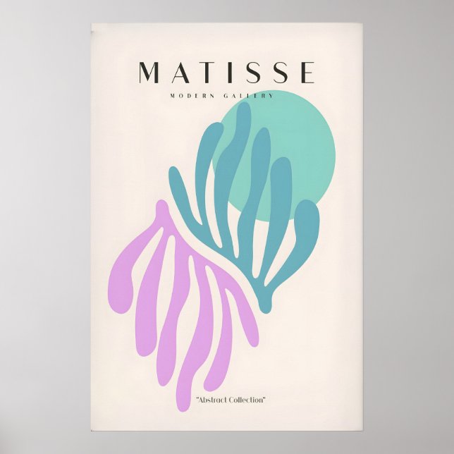 Impresiones de arte de Matisse - Hojas abstractas  (Frente)