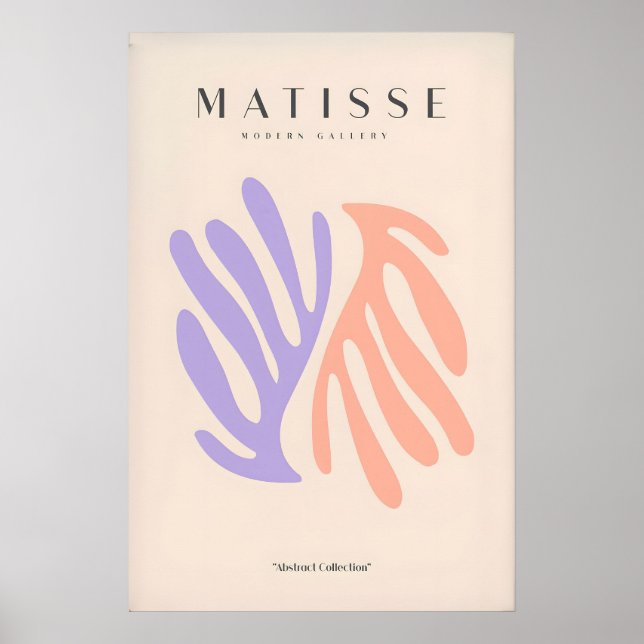 Impresiones de arte de Matisse - Hojas abstractas  (Frente)