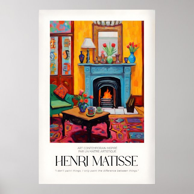 Impresiones de Arte de Matisse - Interior de Chime (Frente)