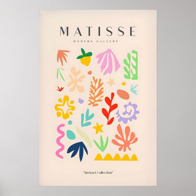 Impresiones de arte de Matisse - Mezcla de formas  (Frente)