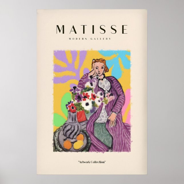 Impresiones de arte de Matisse - Mujer estilizada  (Frente)