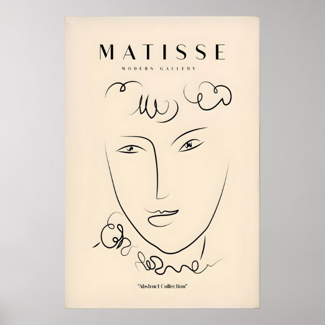 Impresiones de arte de Matisse - Rostro de arte de (Frente)
