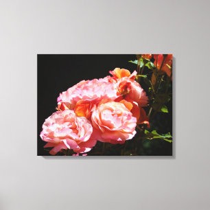 Impresiones de arte fino decorativo Rosas rosadas 