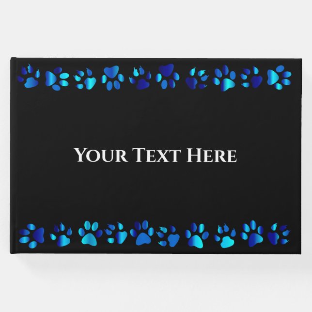 Impresiones de Blue Paw - Libro de invitados (Anverso)