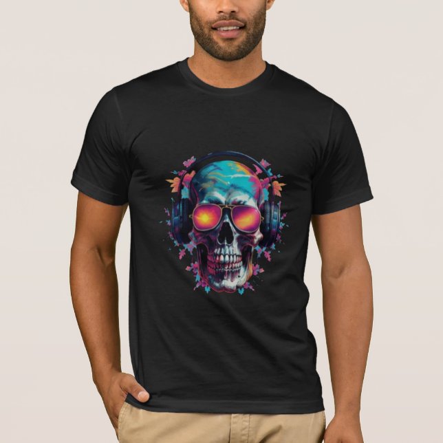 Impresiones de camisetas de cráneos de moda para a (Anverso)
