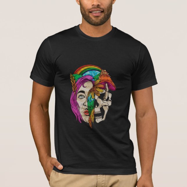 Impresiones de camisetas de cráneos de moda para a (Anverso)