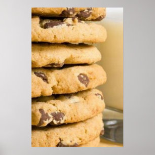Impresiones de carteles de galletas con chispas de