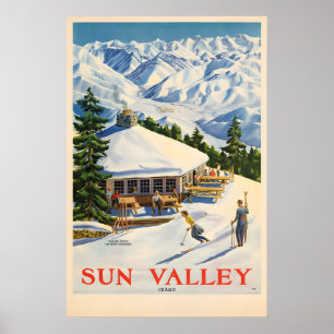 Impresiones de carteles de viaje antiguos de Sun V