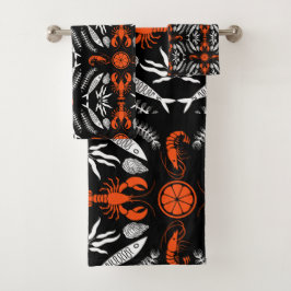 Impresiones de estilo Art Deco de marisco