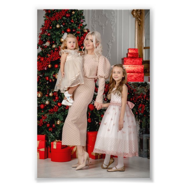 Impresiones de Fotos de Navidad Personalizadas - A (Frente)