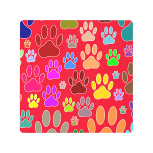 Impresiones de hojas de perro por todas partes